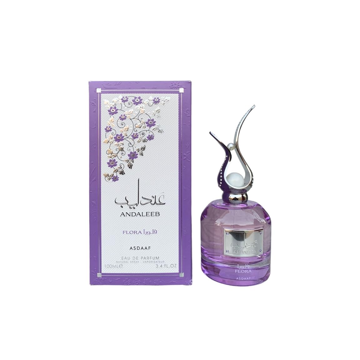 Lattafa Asdaaf Andaleeb Flora Eau De Parfum Spray for Women, 3.4 Ounce