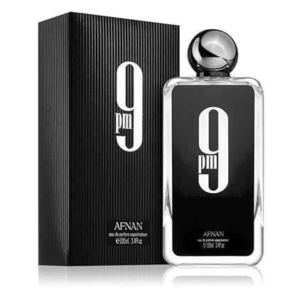 ご予約 ☆ Afnan 香水 Afnan 9 PM Pour for Men's Eau de Parfum Spray, 3.4 Ounce