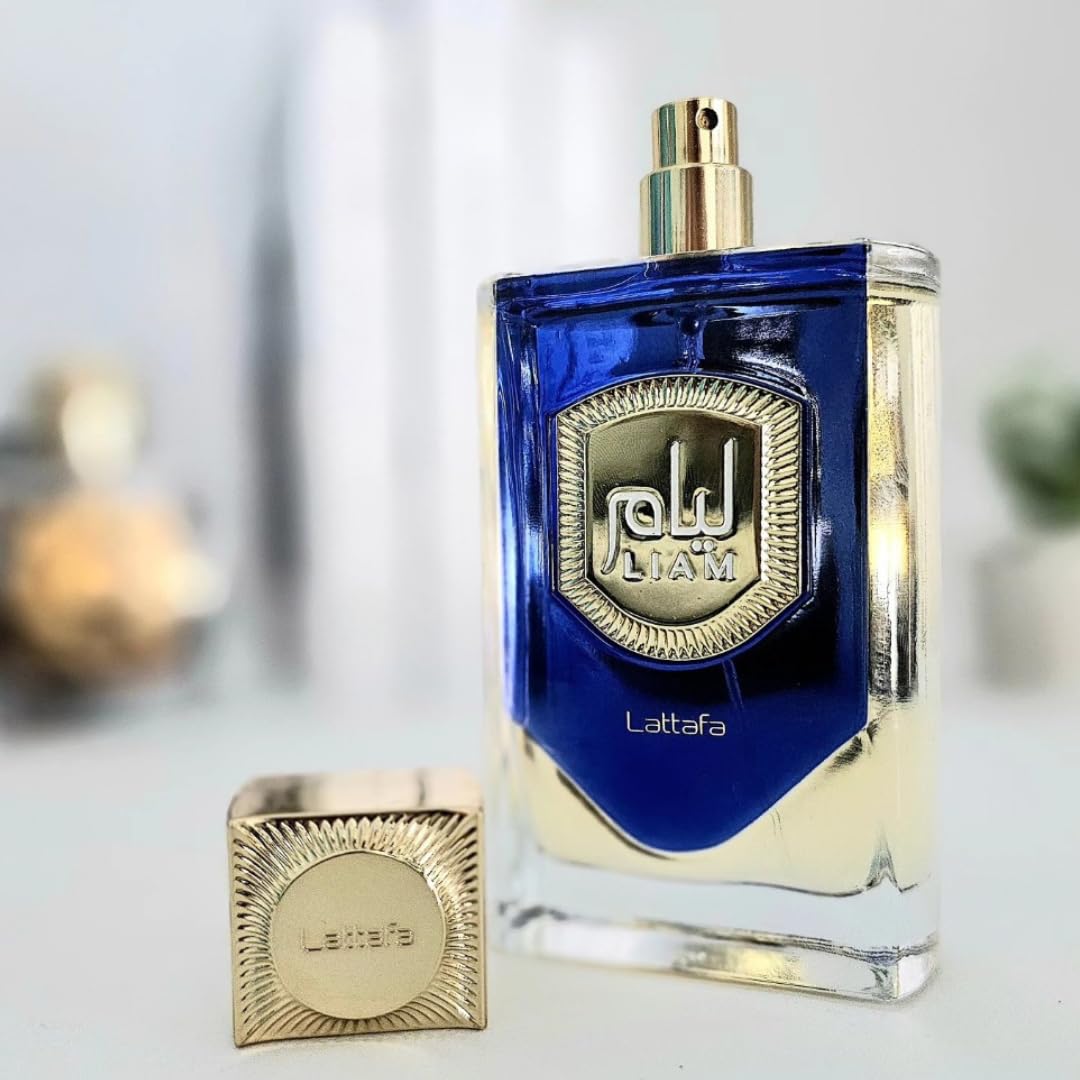 Lattafa Perfumes Liam Blue Shine EDP Spray 100ML (3.4 OZ), Refreshing